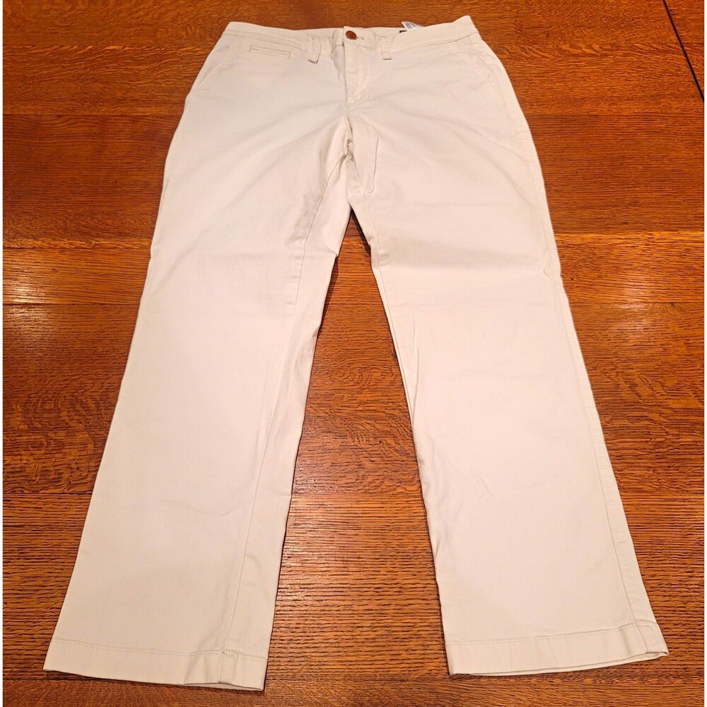 Vineyard Vines Men's Chino Pants White Twill Slim Straight Stretch 30x30